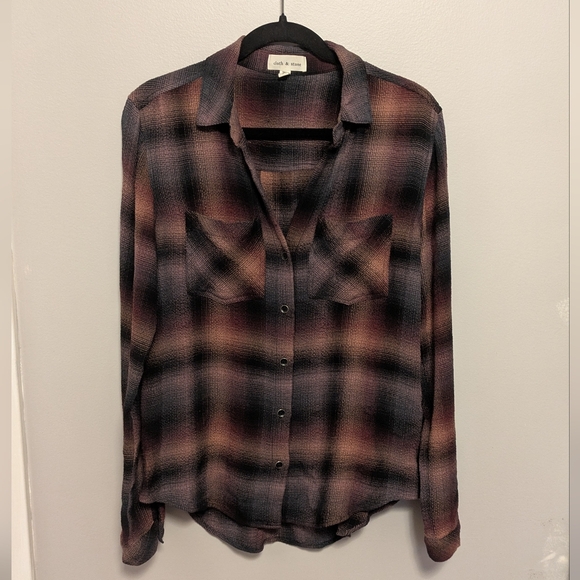 cloth & stone Tops - Anthropologie Cloth & Stone Long-Sleeve Buttondown